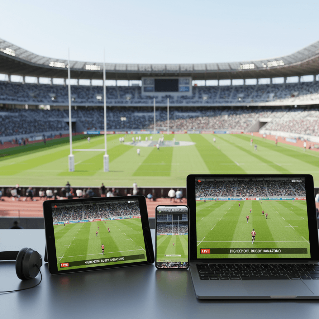高校ラグビー花園のネット配信を無料で見る方法:どこで見れる?完全ガイド